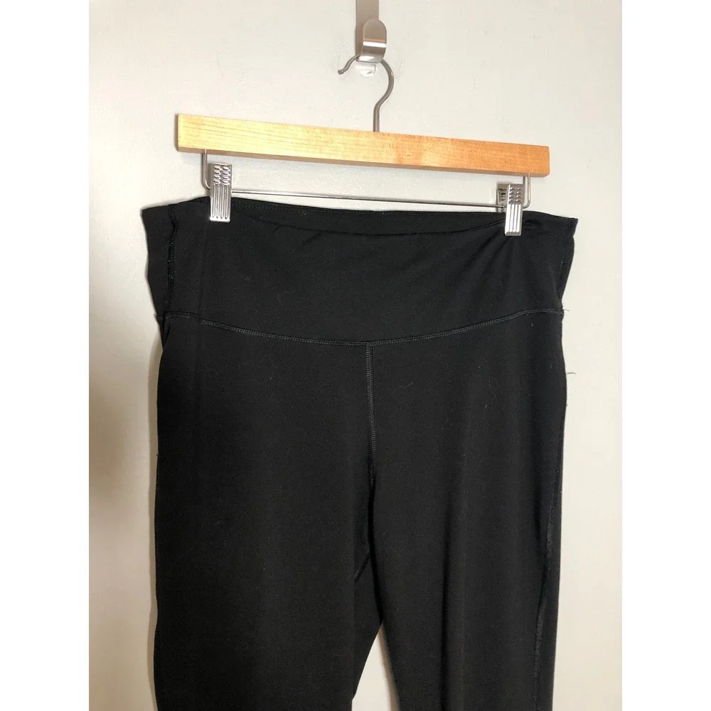Old Navy Active Leggings Women XL Tall Black Go-Dry Performance Yoga Pants